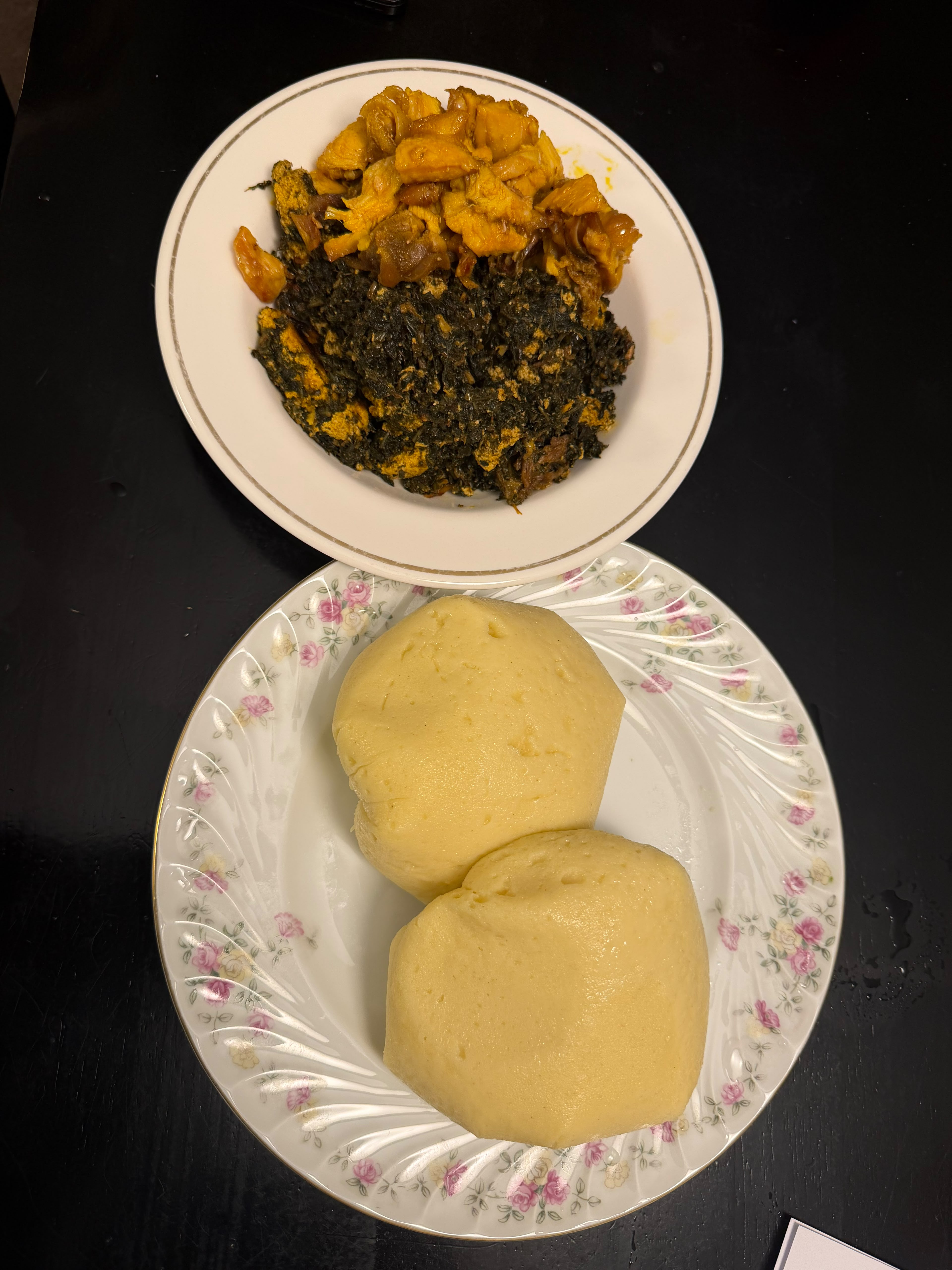 Traditional Cameroonian Fufu Corn African food